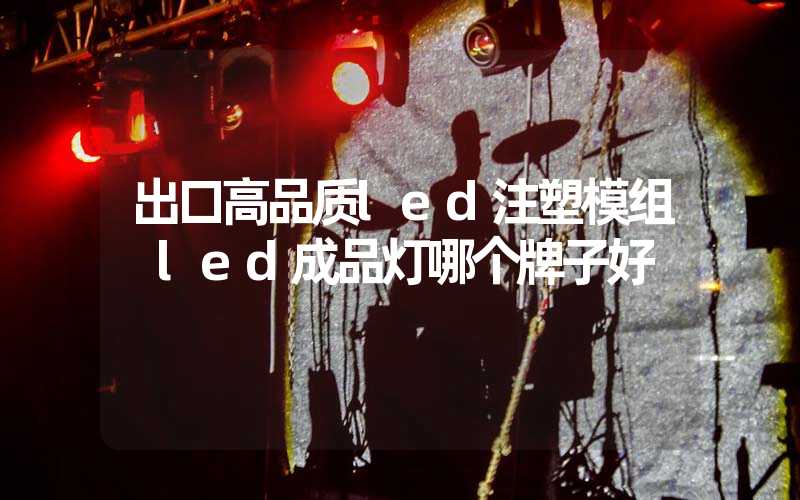 出口高品质led注塑模组 led成品灯哪个牌子好